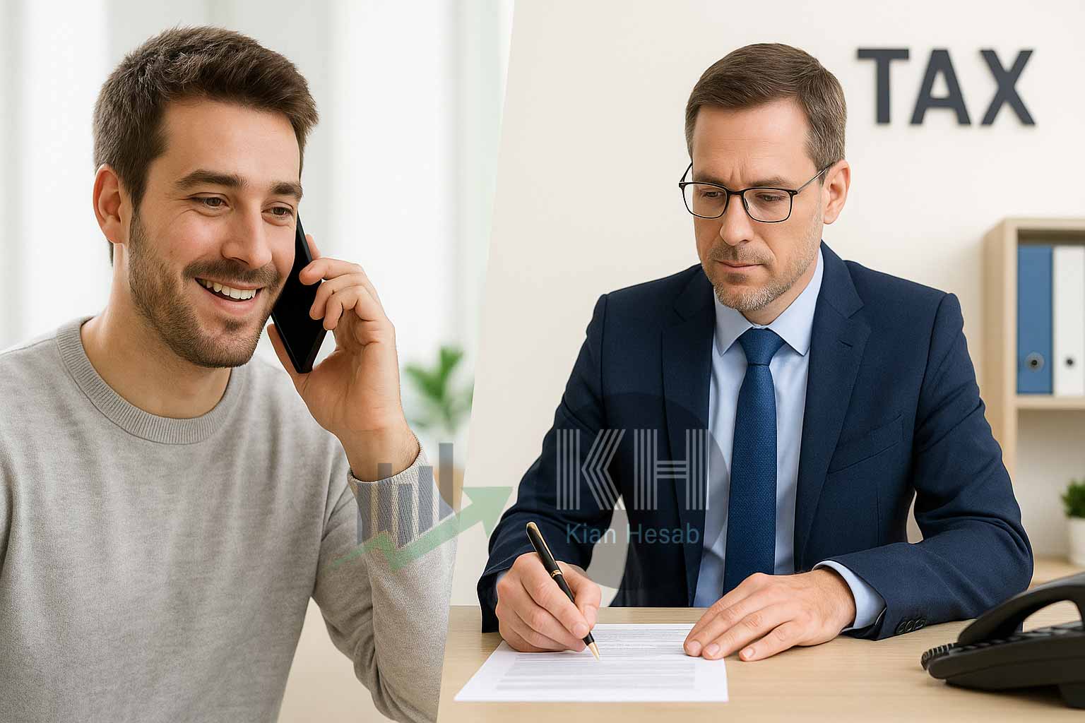 کیان حساب مشاوره مالیاتی تلفنی